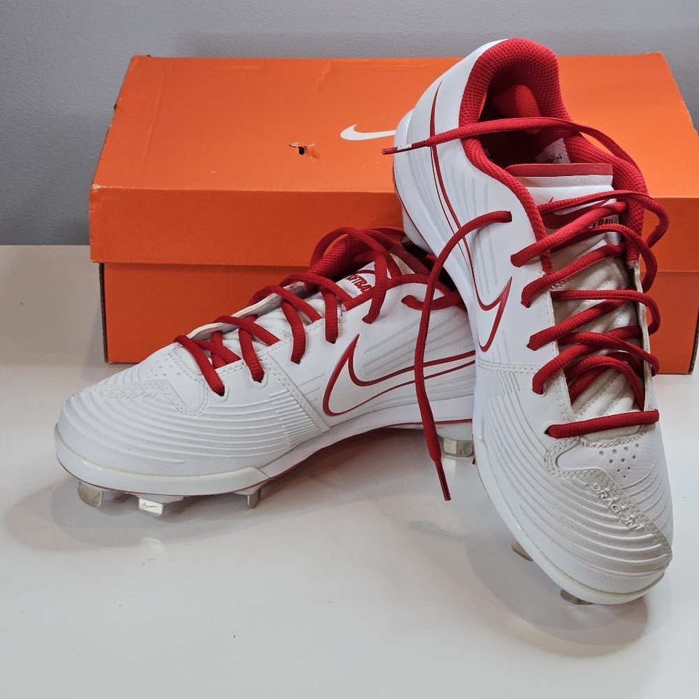 Nike Women's Lunar Hyperdiamond 3 Pro Metal Fastpitch Softball Cleats 8 - Picture 8 of 15